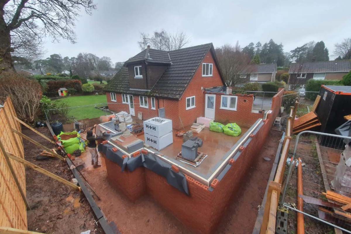 Silver Fern performing a house extension in Exeter