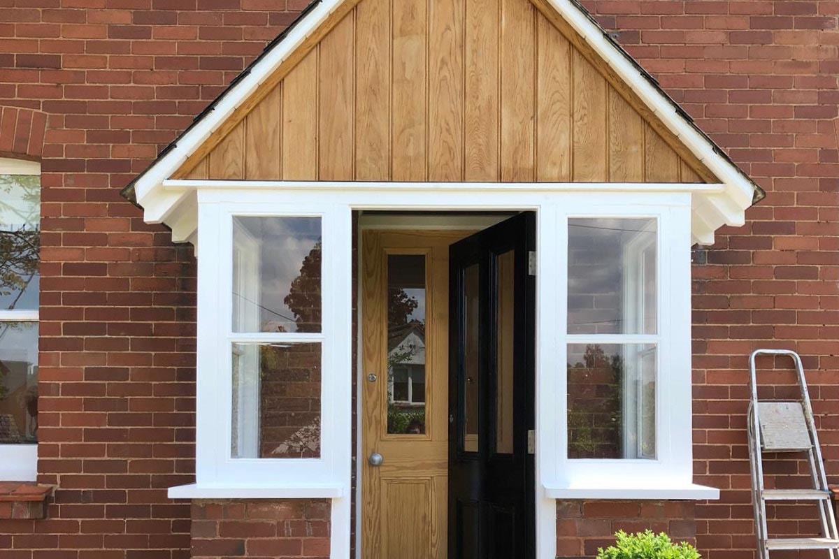 Exeter builders front door build home improvement