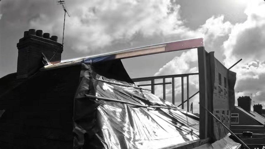 Structural planning stage of an Exeter dormer loft conversion